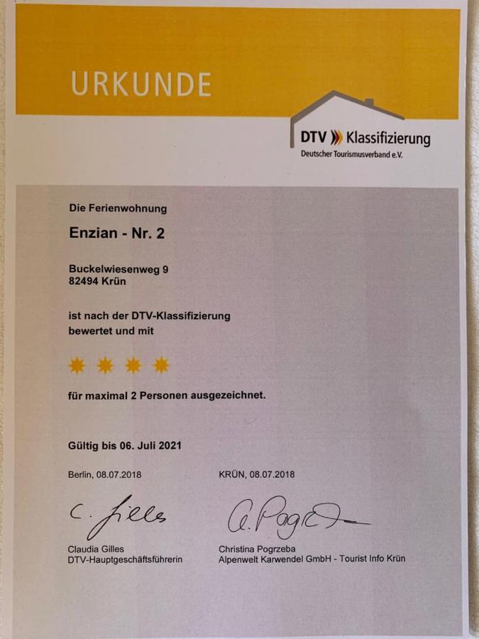 Ferienwohnungen Arnika Krün エクステリア 写真